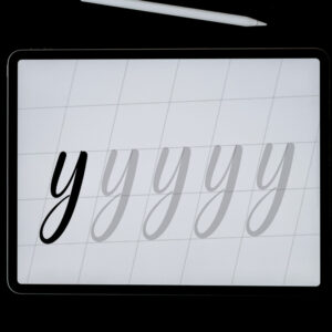 Plantilla de Práctica — Caligrafía Básica para Procreate