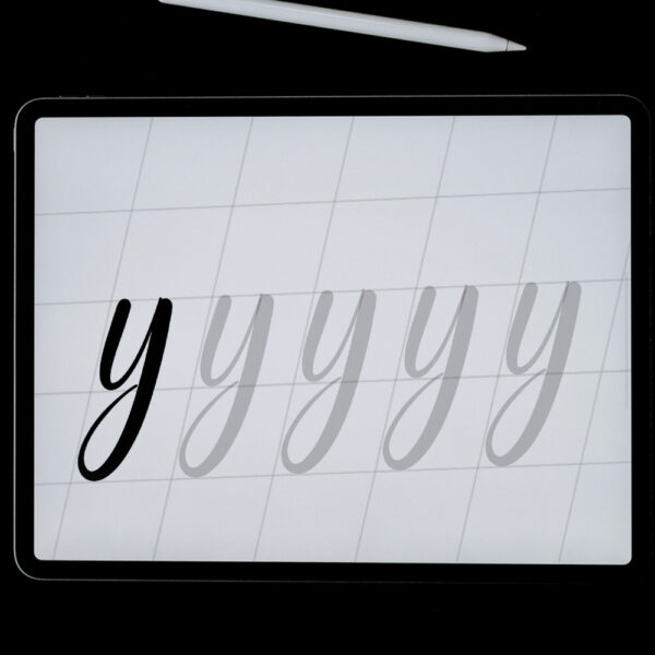 Plantilla de Práctica — Caligrafía Básica para Procreate