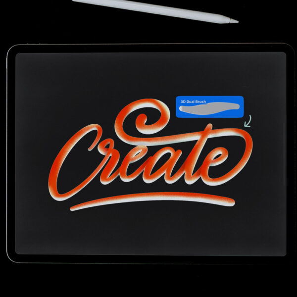 Lettering Starter Pack — 4 pinceles para arrancar en caligrafía digital