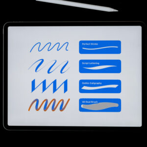 Lettering Starter Pack — 4 pinceles para arrancar en caligrafía digital